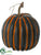 Silk Plants Direct Pumpkin - Black Orange - Pack of 6