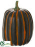 Silk Plants Direct Pumpkin - Black Orange - Pack of 12