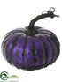 Silk Plants Direct Pumpkin - Purple Black - Pack of 6