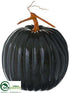 Silk Plants Direct Pumpkin - Black Orange - Pack of 4