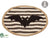 Bat Placemat - Black Beige - Pack of 6