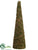 Moss Cone Topiary - Green - Pack of 6