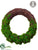 Silk Plants Direct Moss Wreath - Green - Pack of 8