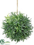 Silk Plants Direct Rosemary Ball - Green - Pack of 12