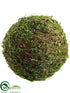 Silk Plants Direct Twig Ball - Green Brown - Pack of 2