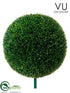 Silk Plants Direct Outdoor Tea Leaf Ball Topiary - Green - Pack of 2