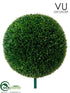 Silk Plants Direct Outdoor Tea Leaf Ball Topiary - Green - Pack of 2