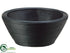Silk Plants Direct Bamboo Bowl - Black - Pack of 8