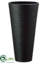 Silk Plants Direct Bamboo Container - Black - Pack of 2