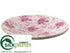 Silk Plants Direct Plate - Cream Fuchsia - Pack of 2
