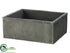 Silk Plants Direct Clay Pot - Gray Dark - Pack of 2