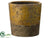 Terra Cotta Pot - Yellow Antique - Pack of 8