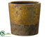 Silk Plants Direct Terra Cotta Pot - Yellow Antique - Pack of 8