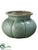 Silk Plants Direct Ceramic Container - Teal - Pack of 6
