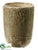 Terra Cotta Round Pot - Green - Pack of 4