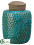 Silk Plants Direct Terra Cotta Container - Turquoise - Pack of 4