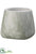 Marble Look Terra Cotta Pot - White - Pack of 12