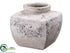 Silk Plants Direct Terra Cotta Pot - Stone - Pack of 4