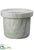 Marble Look Terra Cotta Pot - White - Pack of 4