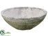 Silk Plants Direct Clay Bowl - White Antique - Pack of 18