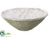 Silk Plants Direct Clay Bowl - White Antique - Pack of 12