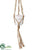 Hanging Terra Cotta Pot - White Brown - Pack of 6