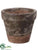 Terra Cotta Pot - Green Dark - Pack of 8