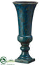 Silk Plants Direct Terra Cotta Urn - Aqua Antique - Pack of 1