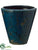 Terra Cotta Pot - Aqua Antique - Pack of 1