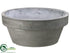 Silk Plants Direct Cement Pot - Gray - Pack of 1
