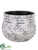 Silk Plants Direct Pot - White Antique - Pack of 1