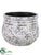 Silk Plants Direct Pot - White Antique - Pack of 1