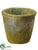 Cement Pot - Green Gray - Pack of 12