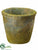 Cement Pot - Green Gray - Pack of 12