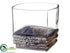 Silk Plants Direct Glass Terrarium - Sone - Pack of 2