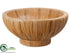 Silk Plants Direct Bowl - Brown Light - Pack of 2