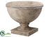 Silk Plants Direct Urn - Gray Beige - Pack of 1