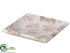 Silk Plants Direct Cement Plate - Sone Whitewashed - Pack of 1