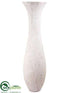 Silk Plants Direct Cement Planter - White Whitewashed - Pack of 1