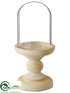 Silk Plants Direct Glass Dome - Clear Brown - Pack of 4