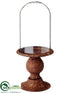 Silk Plants Direct Glass Dome - Clear Rust - Pack of 2
