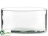 Silk Plants Direct Glass Vase - Clear - Pack of 2