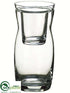 Silk Plants Direct Glass Vase - Clear - Pack of 12