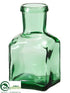 Silk Plants Direct Spice Glass Bottle - Green - Pack of 12