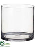 Silk Plants Direct Glass Cylinder Vase - Clear - Pack of 4