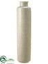 Silk Plants Direct Glass Mosaic Tall Vase - White - Pack of 1