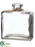 Silk Plants Direct Glass Vase - Clear - Pack of 10