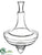 Glass Vase - Clear - Pack of 2