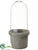 Silk Plants Direct Dome With Pot - Clear Gray - Pack of 1