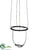 Hanging Glass Vase - Clear - Pack of 4